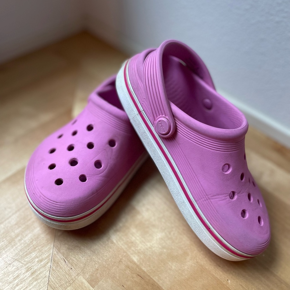 Kids Pink Crocs
